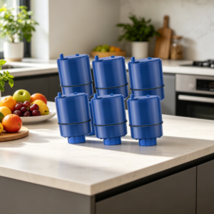 6-Pack Faucet Water Filter Cartridge with Mineral Core